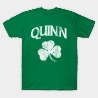 Quinn Irish Shamrock St Patricks Day T-Shirt